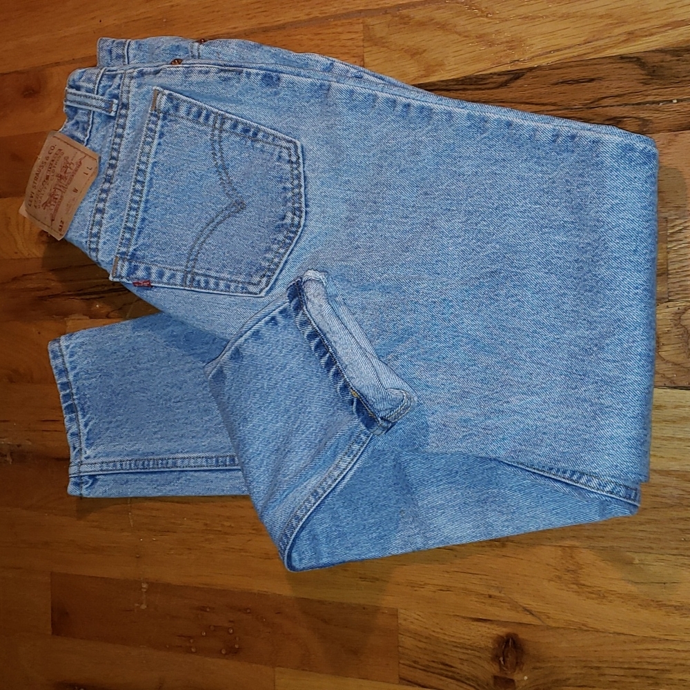 Vtg 90s y2k tapered levis 512 high waist mom jeans - Picture 1 of 10